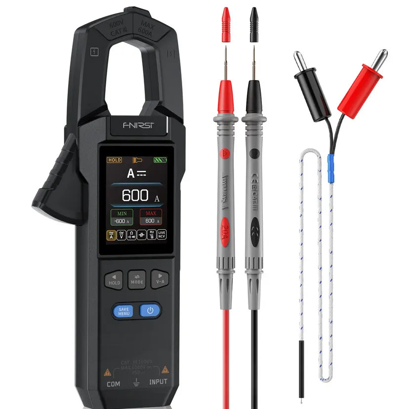FNIRSI DMC-100 DC AC Current Voltage Clamp Meter Digital Multimeter