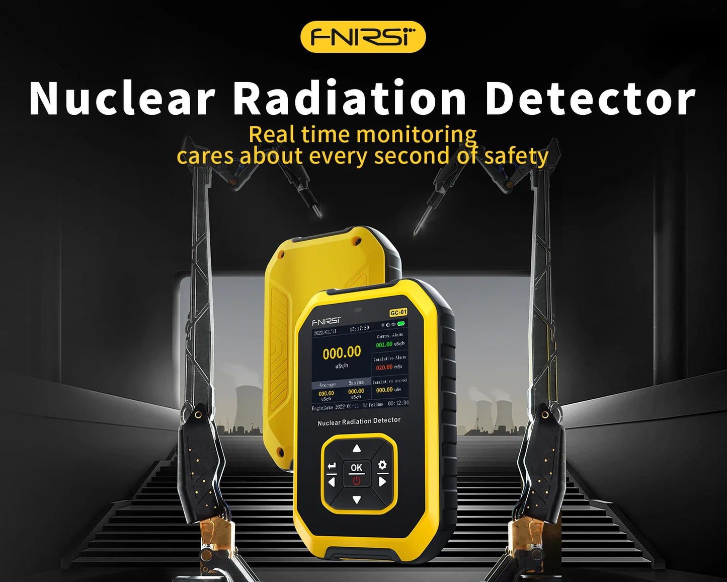 FNIRSI GC-01 Geiger Counter Nuclear Radiation Detector