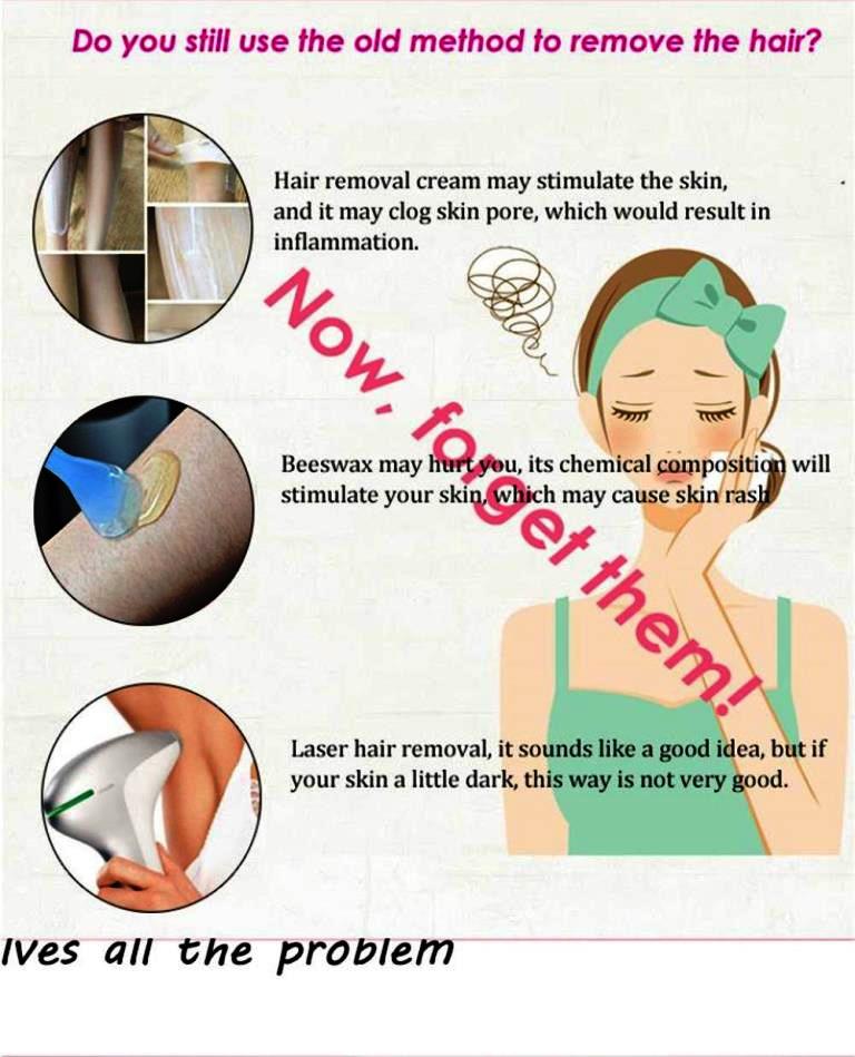 Rechargeable Electric Shaver 4 in 1 Rechargeable Hair Trimmer Hair Removal Machine Epilator Eyebrow Nose Trimmer Razor for Girls and Women Kemei KM-6637