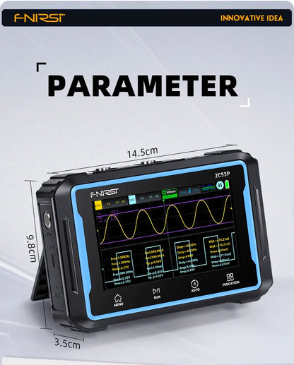 FR 2C53P 50MHz 2 CHANNEL 3 IN 1 OSCILLOSCOPE