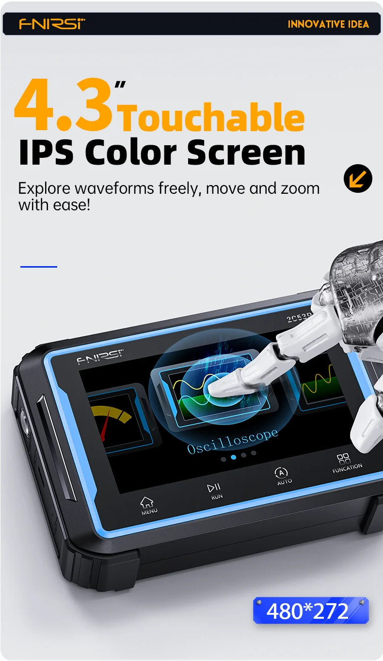 FR 2C53P 50MHz 2 CHANNEL 3 IN 1 OSCILLOSCOPE