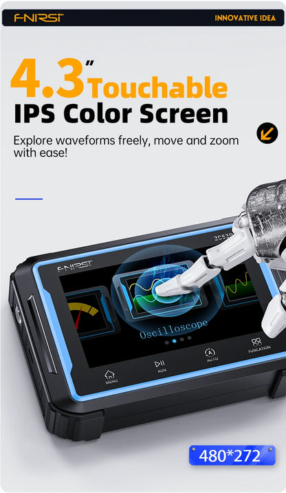 FR 2C53P 50MHz 2 CHANNEL 3 IN 1 OSCILLOSCOPE