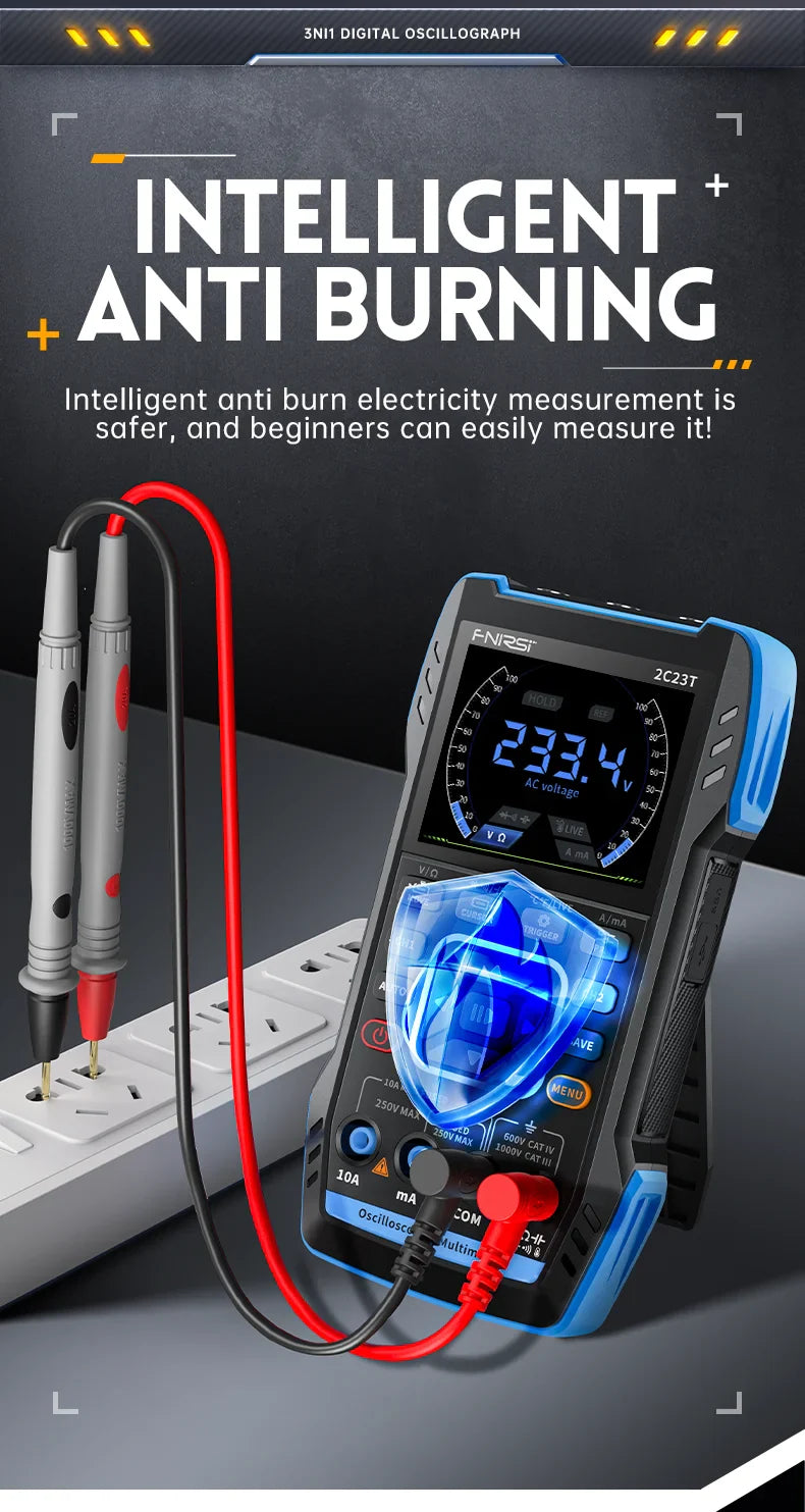 FR 2C23T 10MHz 2 CHANNEL 3 IN 1 OSCILLOSCOPE
