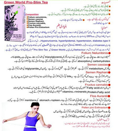 Green World Pro Slim Tea 4 G X 16 Sachets