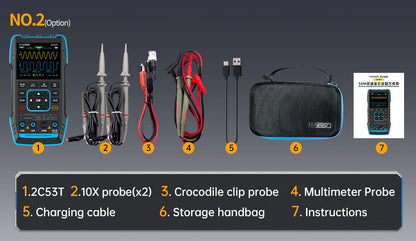 FR 2C53T S 50MHz 2 CHANNEL 3 IN 1 OSCILLOSCOPE