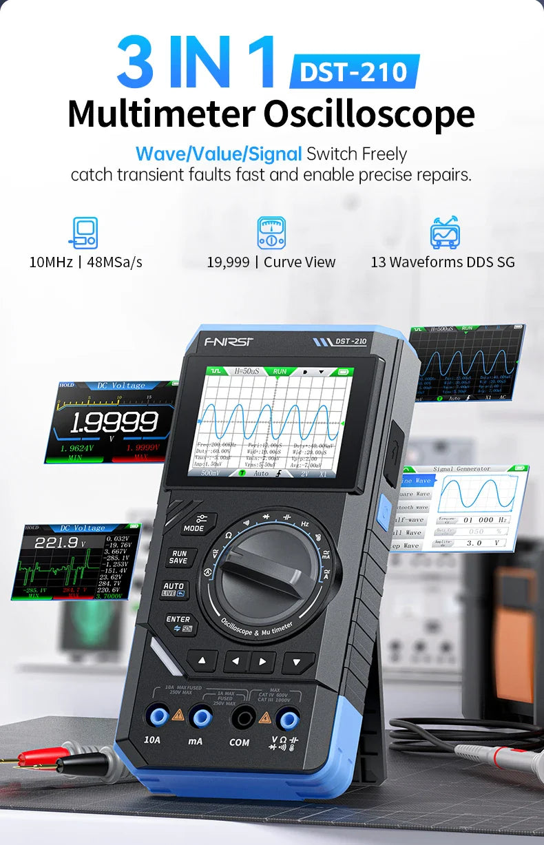 FR DST 201 2 IN 1 OSCILLOSCOPE