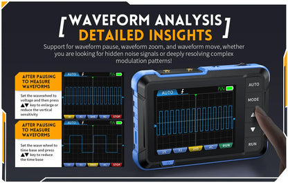 FR DSO153 1MHz SINGLE CHANNEL OSCILLOSCOPE