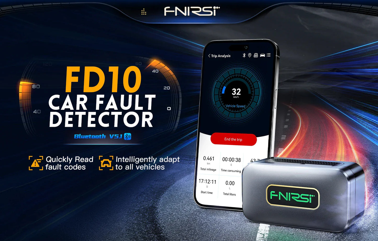 FR FD10 CAR FAULT CODE SCANNER