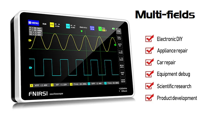 FR 1013D S 100MHz 2 CHANNEL OSCILLOSCOPE