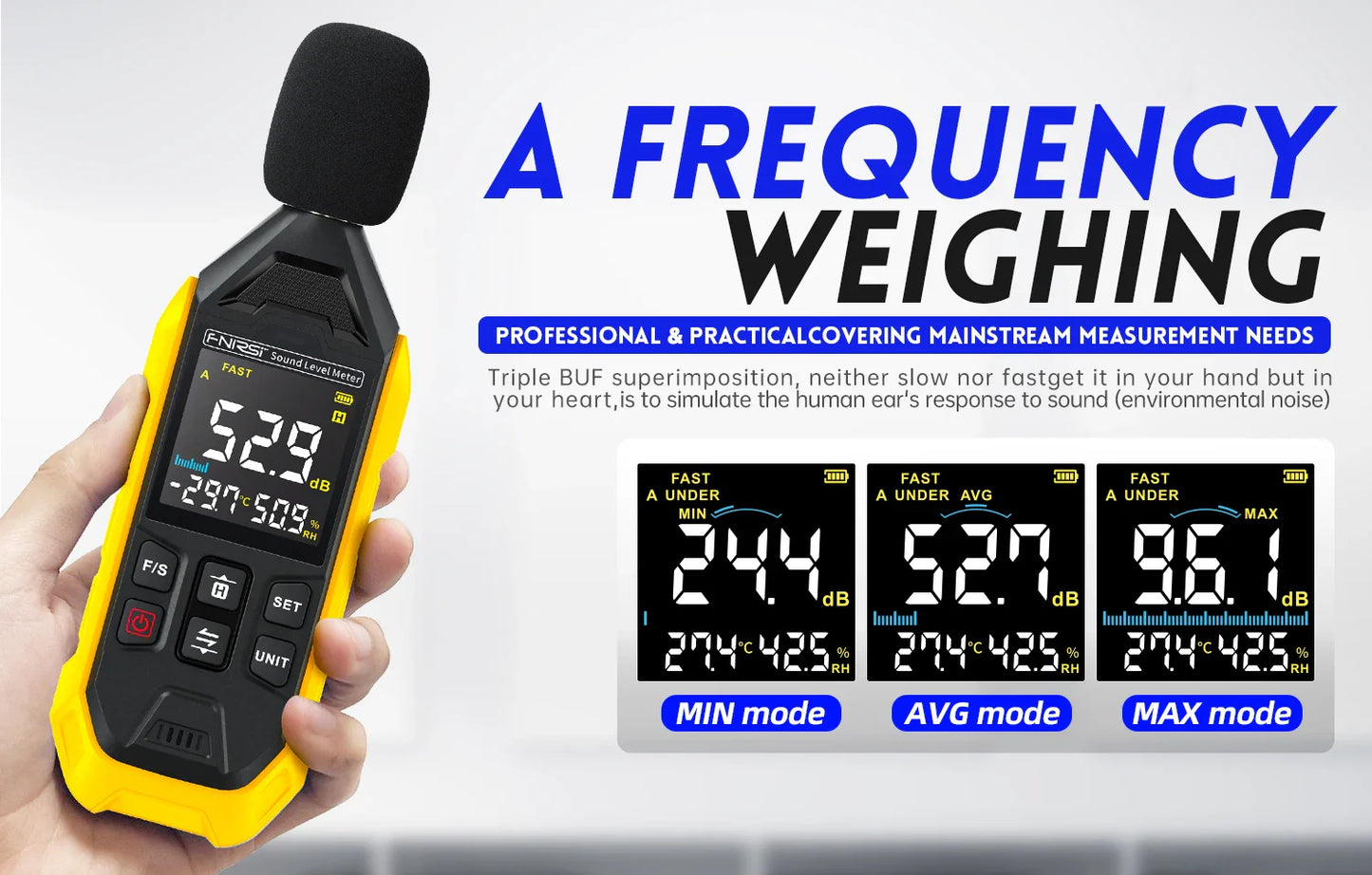 FR FDM01 SOUND LEVEL METER