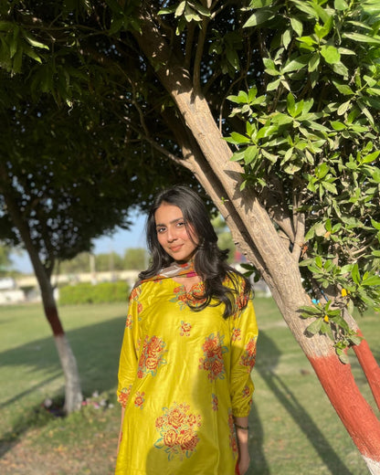 New Gulab Print Design 2Pcs