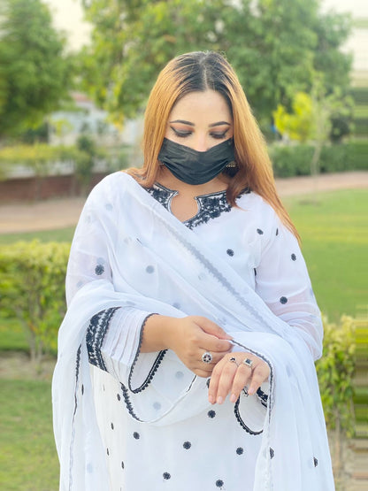 Hania Amir Embroidered Design 3Pcs