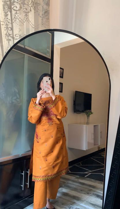 New Asim Jofa Design Cotton Lawn 2Pcs