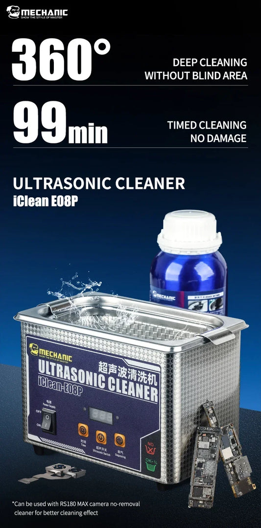 MC iCLEAN-E08P ULTRASONIC CLEANER