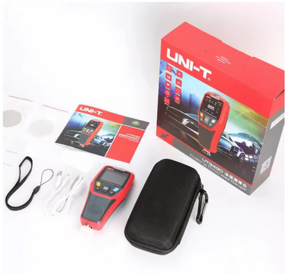 UNI-T UT343A UT343D Car Paint Coating Thickness Gauge Digital Meter FE NFE Tester for Automotive Metal Ceramic Coating Thickness